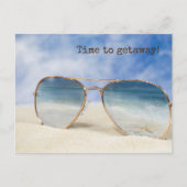 Ocean Starfish Reflection in Sunbril Briefkaart (Voorkant)