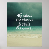 Ocean Storm met God Quote