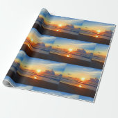 Ocean Sun Cadeaupapier (Uitgerold)