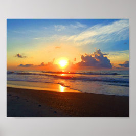 Ocean Sun Poster