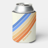  Ocean Sun Stripes met naam Blikjeskoeler (Blikje Achterkant)