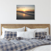 Ocean Sunrise Canvas Afdruk (Insitu (Slaapkamer))