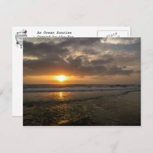 Ocean Sunrise - Carte postale (Devant / Derrière)
