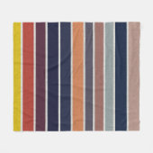 Ocean Sunrise Colors Canvas Fleece Deken (Voorkant (Horizontaal))