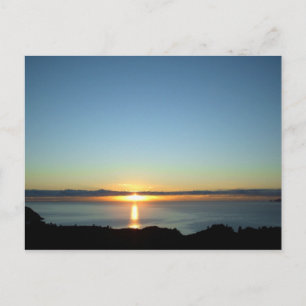 Ocean Sunrise Coromandel Nieuw-Zeelandse Briefkaar Briefkaart
