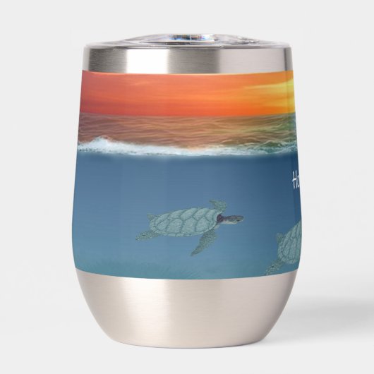 Ocean Sunrise en Zee Turtles (Voorkant)