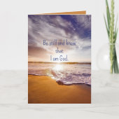 Ocean Sunrise Penser à vous Carte d'écriture (Devant)