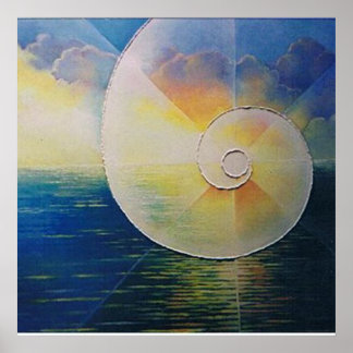 Ocean Sunrise Poster