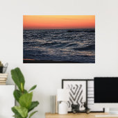 Ocean Sunrise Poster #4608 (Thuiskantoor)