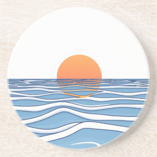 Ocean Sunrise Sandstone Onderzetter