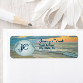 Ocean Sunset 0735 Adres Etiket (Insitu)