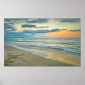 Ocean Sunset 0735 Art Print (Voorkant)