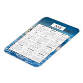 Ocean Sunset 2018 - Magnet calendrier (Côté Gauche)