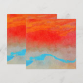 Ocean Sunset Abstract (Voorkant / Achterkant)