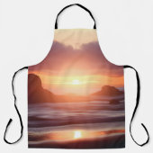 Ocean Sunset Apron Schort (Voorkant)