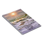 Ocean Sunset Art Bible Verse Journal (Côté Droit)