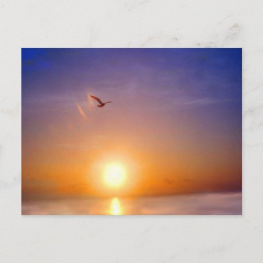 Ocean Sunset Bliss Briefkaart (Voorkant)