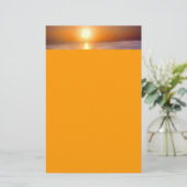 Ocean Sunset Briefpapier (Staand voorkant)