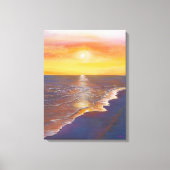 Ocean Sunset Canvas Afdruk (Voorkant)
