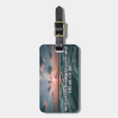 Ocean Sunset Custom bagagelabel (Voorkant verticaal)