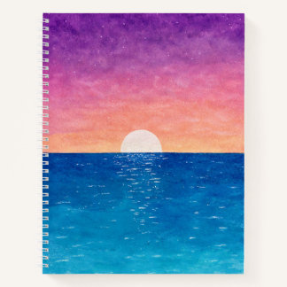 Ocean Sunset Design Notitieboek