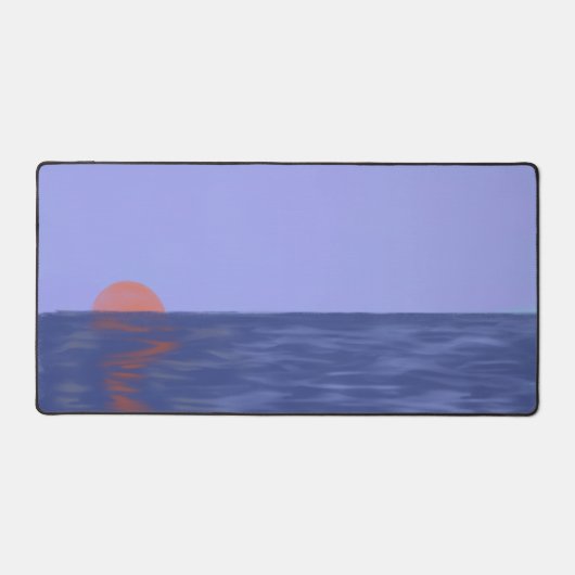 Ocean Sunset Desk Mat (Voorkant)