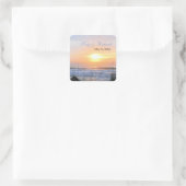 Ocean Sunset Enregistrer les stickers Date (Sac)