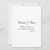 Ocean Sunset Faux Vellum Overlay Kaart (Achterkant)