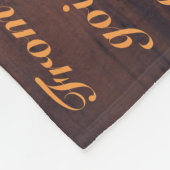 Ocean sunset fleece deken (Hoek)