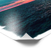 Ocean Sunset Foto Afdruk (Hoek)