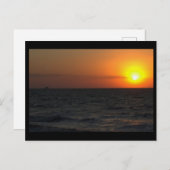Ocean Sunset Foto Briefkaart (Voorkant / Achterkant)