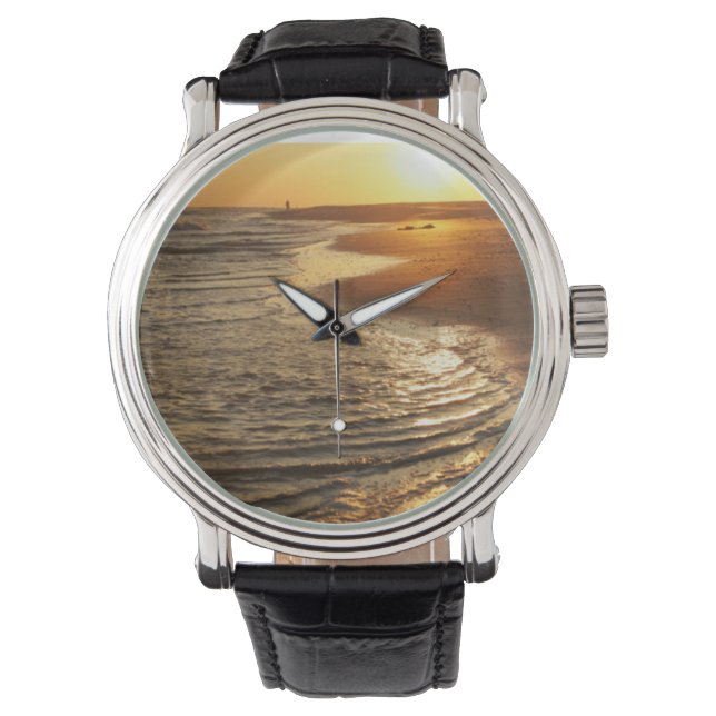 Ocean Sunset Horloge (Voorkant)