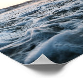 Ocean sunset in Southern California poster print (Coin)