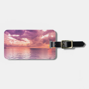 Ocean Sunset Inspirerend Bagagelabel