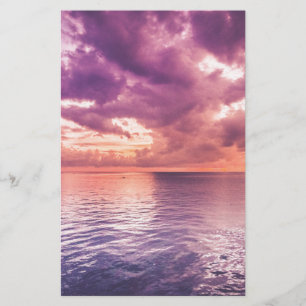 Ocean Sunset Inspirerend Briefpapier