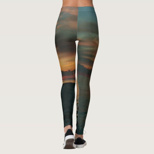 Ocean Sunset leggings (Achterkant)