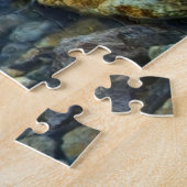 Ocean Sunset met Gentle Waves & Volcano Legpuzzel (Zijkant)