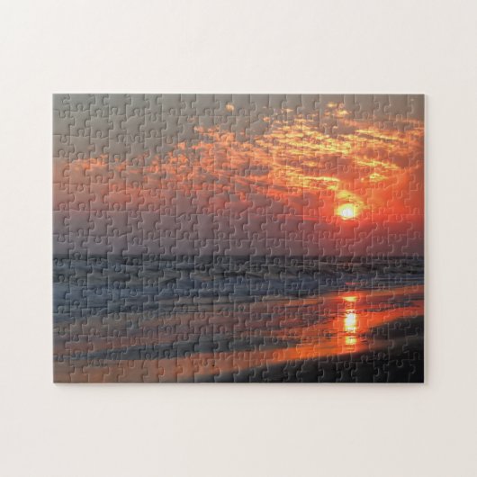 Ocean Sunset - Oak Island, NC Legpuzzel (Horizontaal)