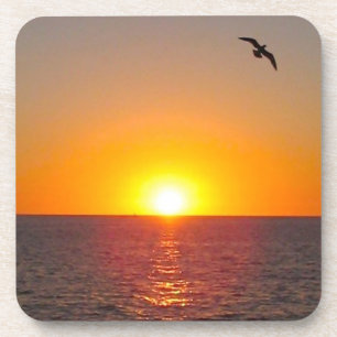 Ocean Sunset Onderzetter Set