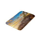 Ocean Sunset Over Rocks en Palm | O'Ahu Badmat (Gekanteld)