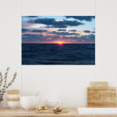 Ocean Sunset Poster (Keuken)