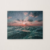 Ocean Sunset puzzel (Horizontaal)
