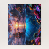 Ocean Sunset Puzzle Legpuzzel (Verticaal)