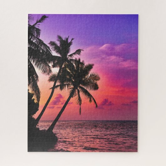 Ocean Sunset Puzzle Legpuzzel (Verticaal)
