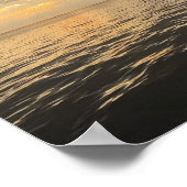 Ocean Sunset Reflection Photography -Beautiful Sea Poster (Hoek)
