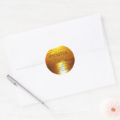 Ocean Sunset Ronde Sticker (Envelop)