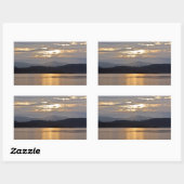 Ocean sunset scene sticker (Vel)