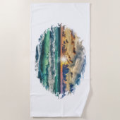 Ocean Sunset Strandlaken (Voorkant)