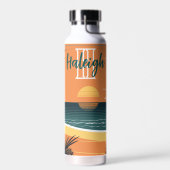 Ocean Sunset Travel Waterfles (Links)