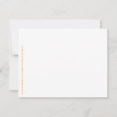 Ocean Sunset Yacht avec Faux Vellum Overlay RSVP (Dos)